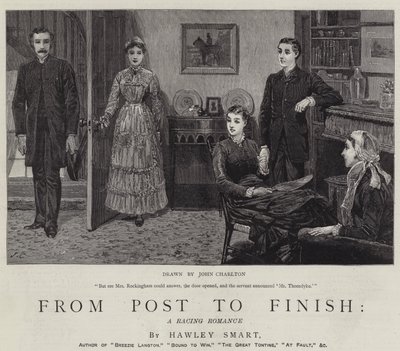 Fra post til slut, en racerromance af John Charlton